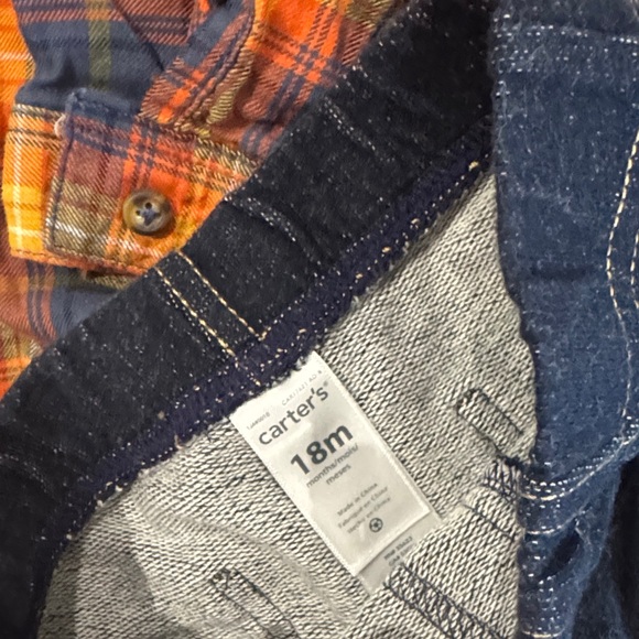 Lot of plaid shirts and terry jeans - Picture 5 of 5